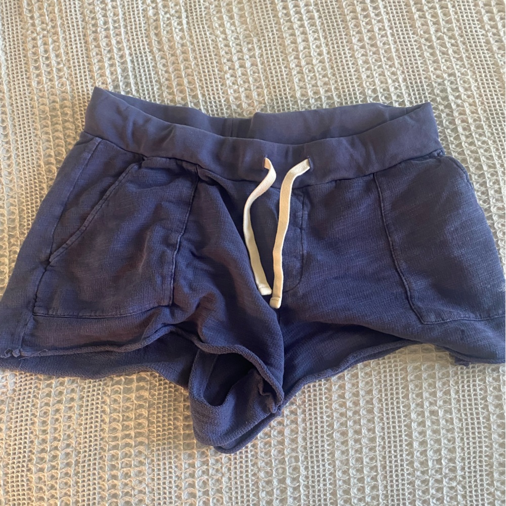 Jcrew fleece navy shorts medium